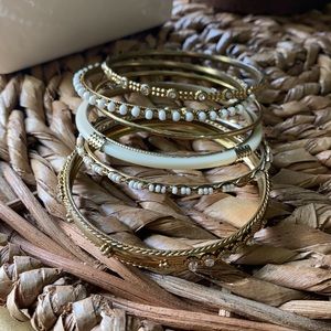 Set of 6 Gold Bangles